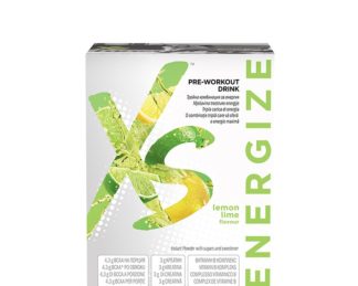XS™ Pre-Workout Drink – Gust de lămâie și lămâie verde